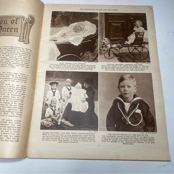 Coronation Of Our King & Queen Magazine-1937 Published by George Newnes - Picture 6 of 9